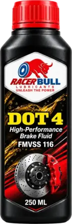 Racer Bull Brake Fluid DOT 4: High-Performance Brake Fluid